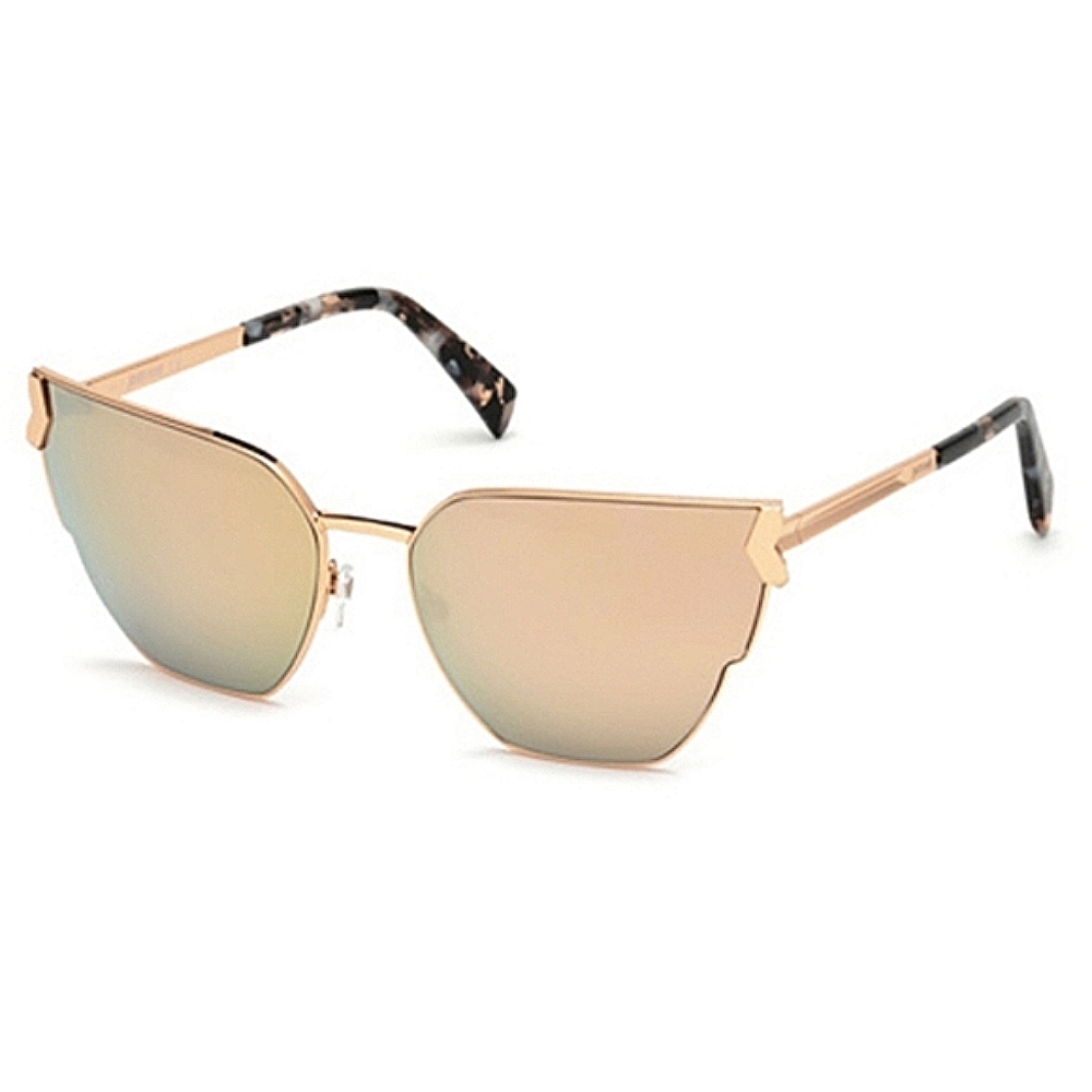 Just Cavalli JC824S Gold Cat-Eye Tortoise Summer Sunglasses